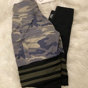 New With Tags Bombshell Camo Sock Leggings